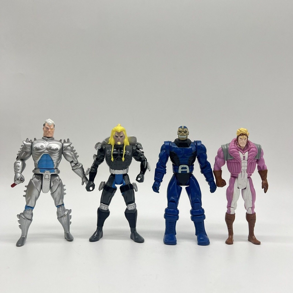 Marvel X-Men Action‎ Figures Apocalypse Cannonball Stryfe X Force Vintage 90s